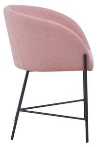 Ružová Stolička s opierkami 57 × 46 × 77 cm SALESFEVER