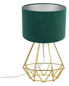 Stolná lampa Mediolan, 1x textilné tienidlo (výber z 10 farieb), (výber z 4 farieb konštrukcie), ch
