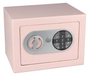 Nábytkový sejf RS 17, s elektrickým zámkom, ružová