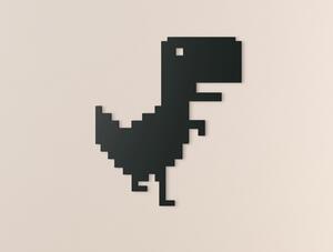 Drevko Detská nálepka na stenu Dinosaurus