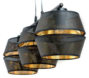Emibig MALIA 3 | dizajnová závesná lampa Farba: Čierna