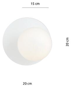 Emibig OSLO K1 | dizajnová biela nástenná lampa Farba: Grafit