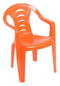 Detská plastová stolička Marty Oranžová