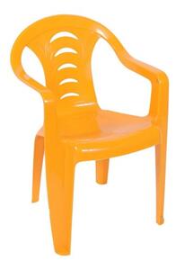 Detská plastová stolička Marty Žlutá