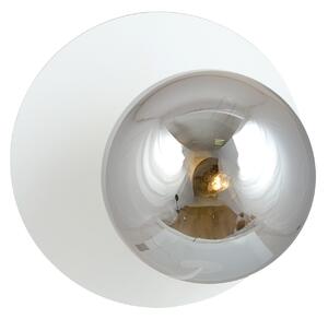 Emibig OSLO K1 | dizajnová biela nástenná lampa Farba: Opálové sklo