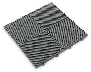 Plastová dlažba Linea Rombo 39,5 x 39,5 x 1,7 cm, sivá