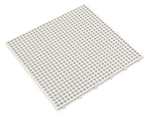 Plastová dlažba Linea Flextile 39,5 x 39,5 x 0,8 cm, biela