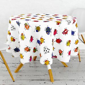 Obrus ​​PVC okrúhly Mo-6064-Kravičky (rôzne veľkosti)