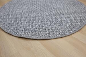 Vopi koberce Kusový koberec Toledo šedé kruh - 200x200 (priemer) kruh cm