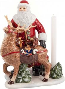 Christmas Toys Memory svietnik Santa so sobom, 30 cm, Villeroy & Boch