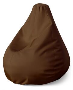 Sablio Sedací vak Pear Čokoládovohnedá - 70 x 95 x 15 cm