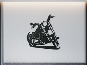 Drevko Drevená nálepka na stenu Chopper