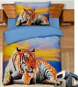 HOUSEWIFE 3D Obliečky Tiger Bavlna 70x90 140x200 cm