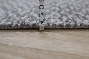 Vopi koberce AKCIA: 50x170 cm Metrážny koberec Toledo šedé - neúčtujeme odrezky z role! - S obšitím cm