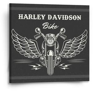 Sablio Obraz Harley-Davidson S krídlami - 50x50 cm