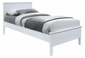 KONDELA Posteľ, biela, 90x200, MIDEA