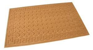 Textilná čistiaca rohož Bricks Deco 45 x 75 x 1 cm, hnedá