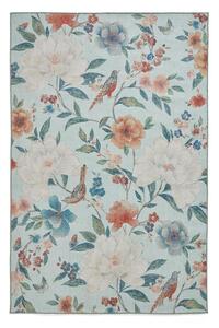 Modrý prateľný behúň 61x170 cm Pipa Floral – Catherine Lansfield