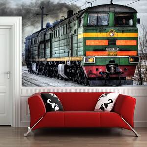 Sablio Tapeta Lokomotíva - 125x75 cm