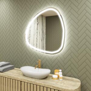 LED zrkadlo s nepravidelnym tvarom do kupelne J222