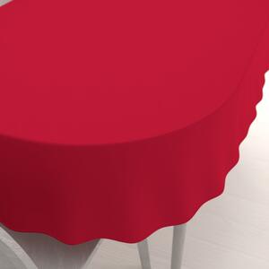 Biante Dekoračný oválny obrus Rongo RG-060 Červený 100x140 cm