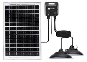 Aigostar - LED Solárny luster so senzorom 2xLED/35W/12V 6000 mAh 6500K pr. 15 cm