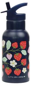 A Little Lovely Company Nerezová fľaša 350ml - Jahody
