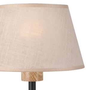 Brilagi - LED Stolná lampa ANTHONY 1xE14/40W/230V dub/béžová