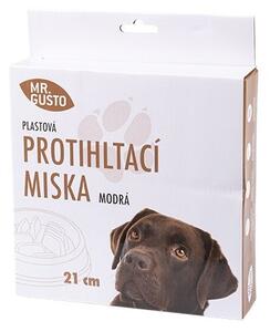Plastová protihltacia miska pre psov modrá 21cm