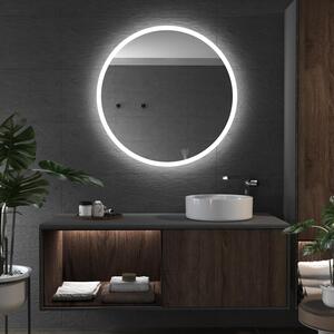 Okrúhle zrkadlo do kúpeľne s LED svetlom E1