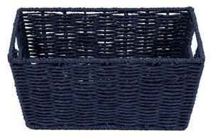 Pletený košík Compactor 31 x 24 x 14 cm, modrá
