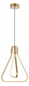 LED luster na lanku ZING LED/19W/230V zlatý
