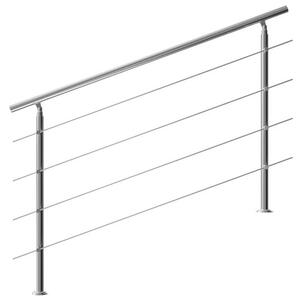 Schodiskové zábradlie 4 vzpery - 160cm