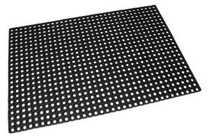 Gumová čistiaca rohož Honeycomb 100 x 150 x 1,6 cm, čierna