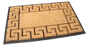 Kokosová čistiaca rohož Rectangle Deco 45 x 75 x 2,3 cm, hnedá
