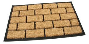 Kokosová čistiaca rohož Bricks 45 x 75 x 2,2 cm, hnedá