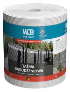 Krycia páska na plot BIELA PP Premium line RAL 9003 - 19cm x 26m
