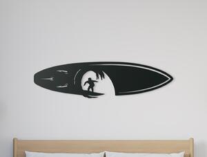 Drevko Drevený obraz Surfista na vlnách