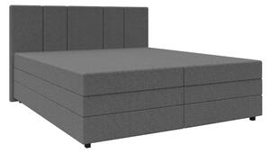 KONDELA Boxspringová posteľ, sivá, 180x200, ALEXA