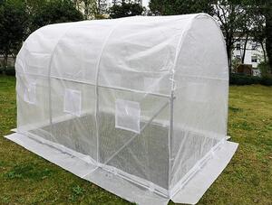 Záhradný fóliovník 2,5x4 m BIELY + darček