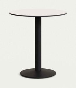 ESILDA BLACK & WHITE bistro stôl Kruh 73 x 68 x 68