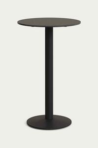 ESILDA BLACK bistro stôl Kruh 97 x 60 x 60