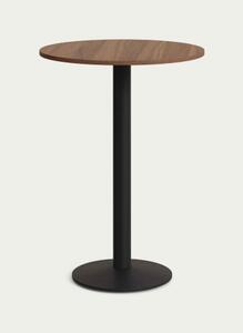 ESILDA WALNUT bistro stôl Kruh 98 x 60 x 60