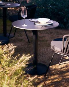 ESILDA BLACK bistro stôl Kruh 73 x 68 x 68