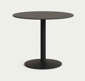 ESILDA BLACK bistro stôl Kruh 73 x 90 x 90
