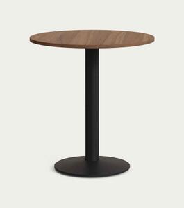 ESILDA WALNUT bistro stôl Kruh 73 x 69,5 x 69,5