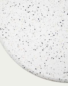 SAURA WHITE bistro stôl Kruh 75 x 70 x 70