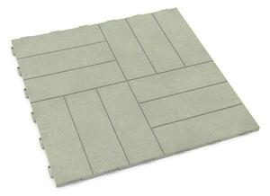 Plastová dlažba Linea Marte 56,3 x 56,3 x 1,3 cm, svetlo sivá