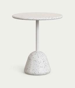 SAURA WHITE bistro stôl Kruh 75 x 70 x 70