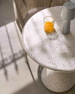 SAURA WHITE bistro stôl Kruh 75 x 70 x 70